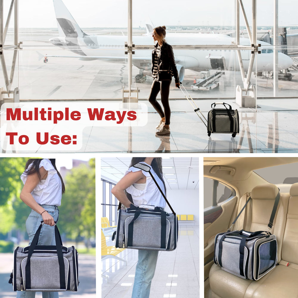 RUFF LIFE 101 side-pocket storage helps organize essentials.