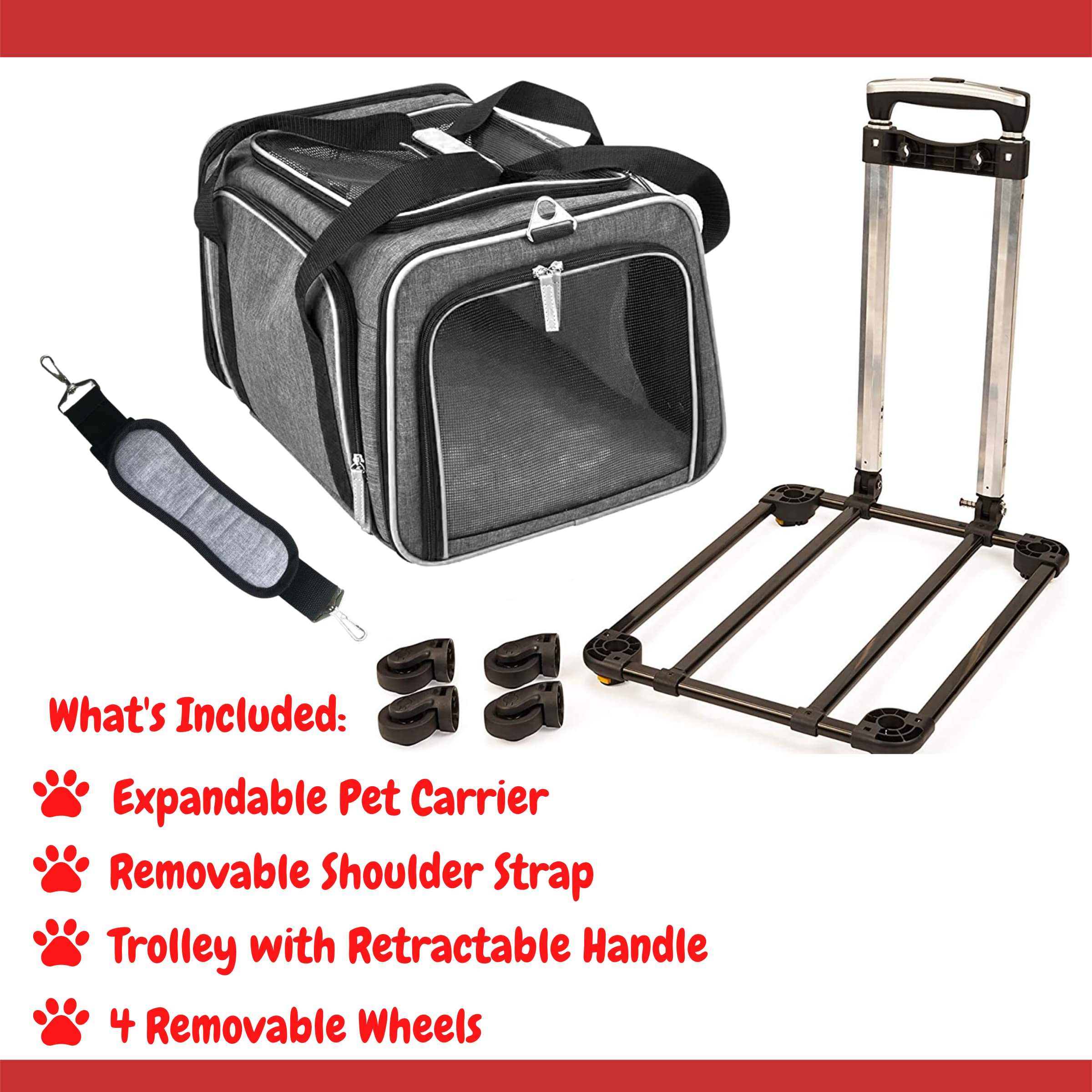 Ruff Life 101 trolley strap attachment simplifies airport navigation