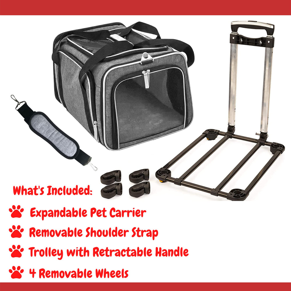 Ruff Life 101 trolley strap attachment simplifies airport navigation