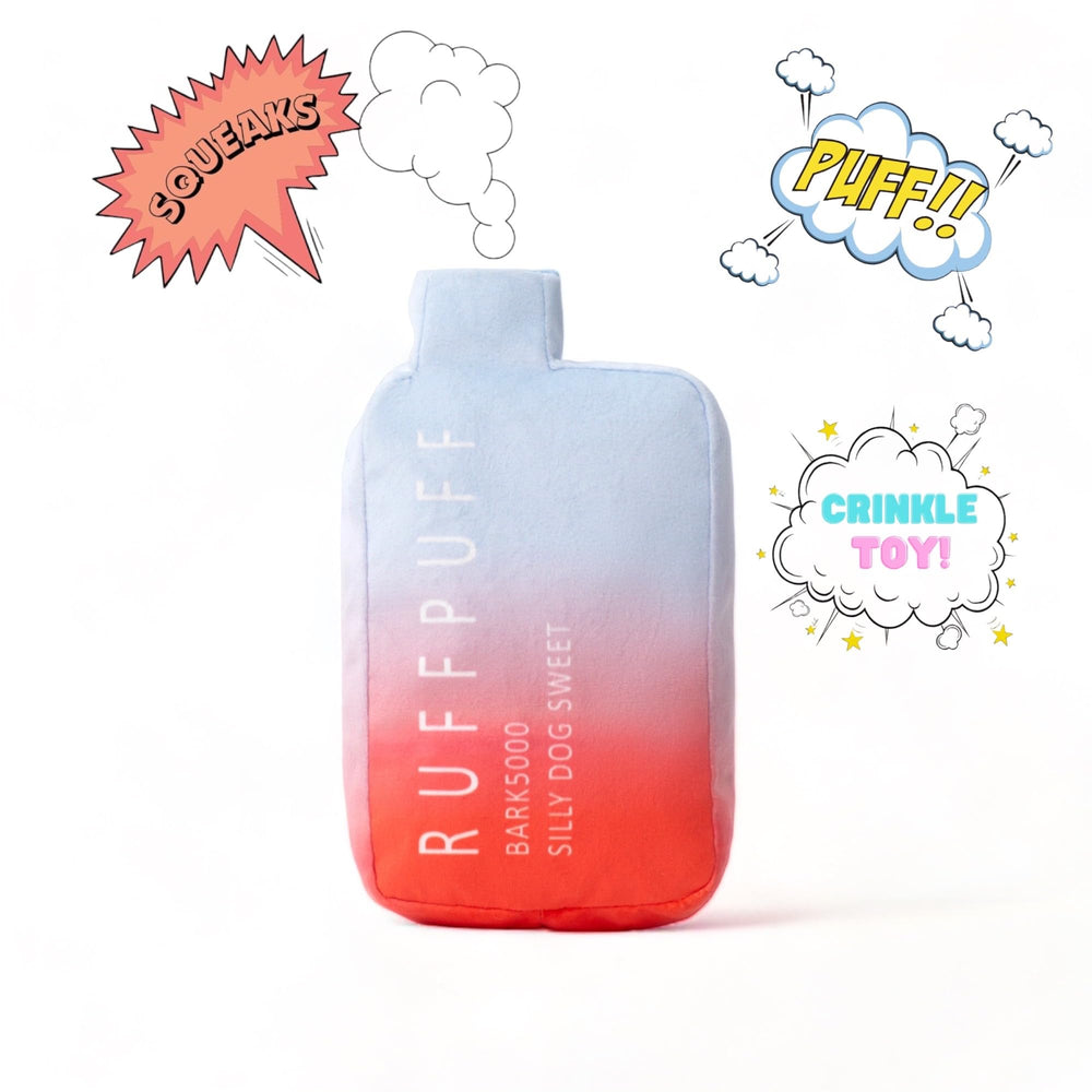 RUFF PUFF parody vape-shaped design adds humor to playtime