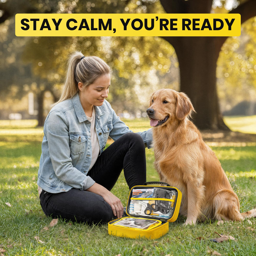 Ruffify dog first aid kit mini pouch keeps small items organized for fast access