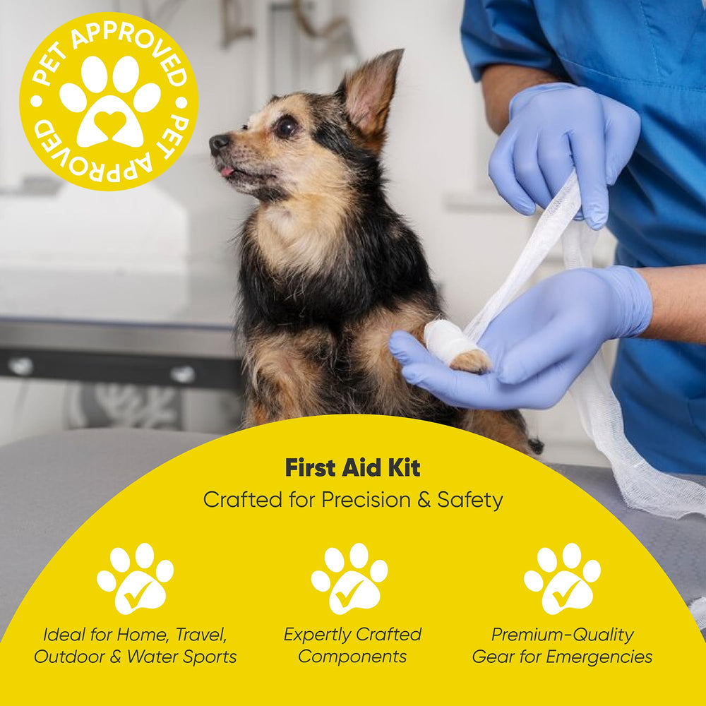 Ruffify dog first aid kit in outdoor adventures supports preparedness on hikes and trips