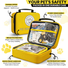 Ruffify dog first aid kit slip leash enables safe handling during minor injuries or exam prep