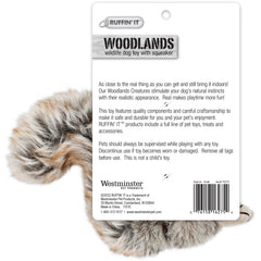 RUFFIN' IT Reaowazo Woodlands Plush Squirrel Toy soft plush fur invites gentle nuzzles after play.