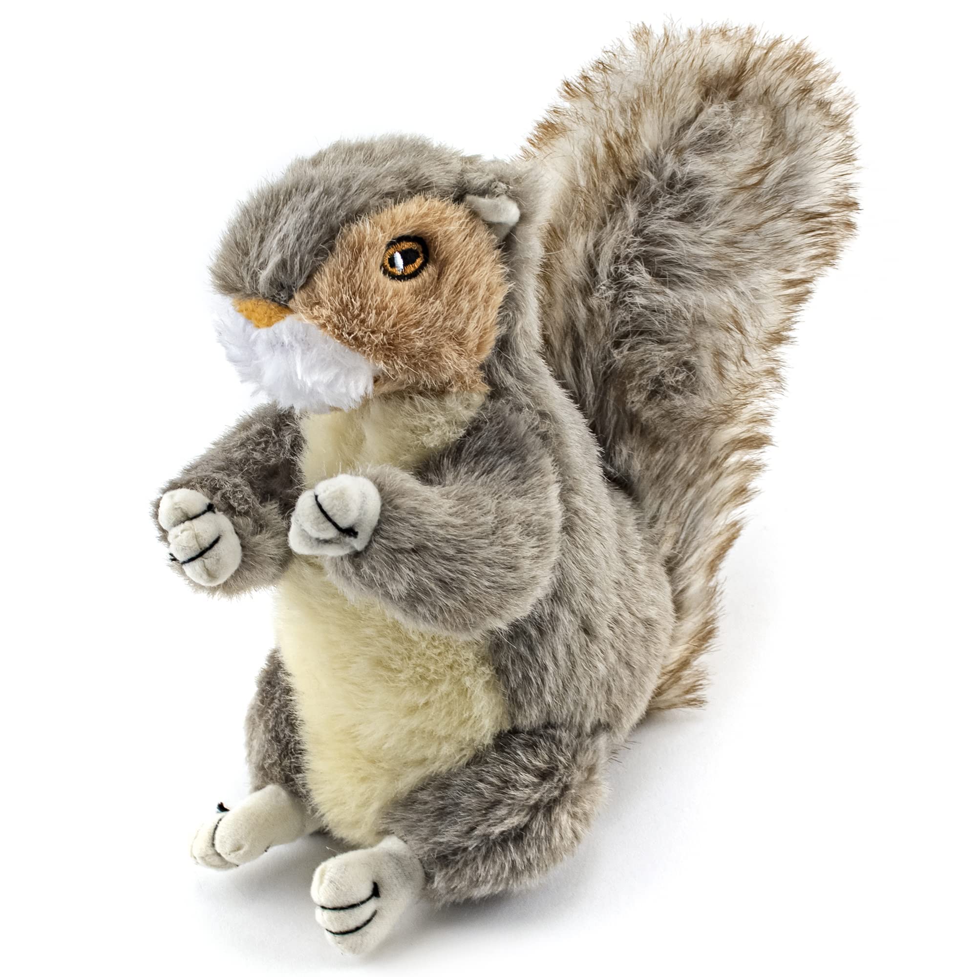 RUFFIN' IT Reaowazo Woodlands Plush Squirrel Toy realistic woodland design sparks natural chase instinct.