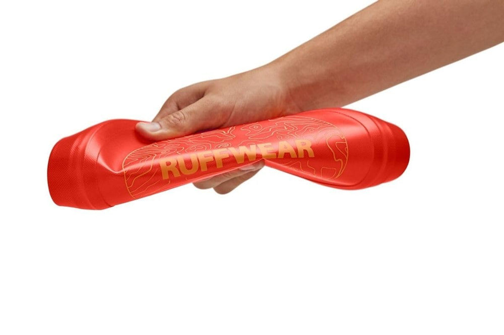 Ruffwear Camp Flyer with waterproof finish doubles as a bowl for snacks.