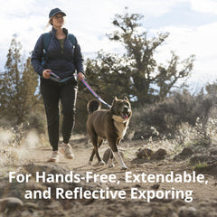 Ruffwear Crag Ex Leash extendable length offers flexible control on adventures.