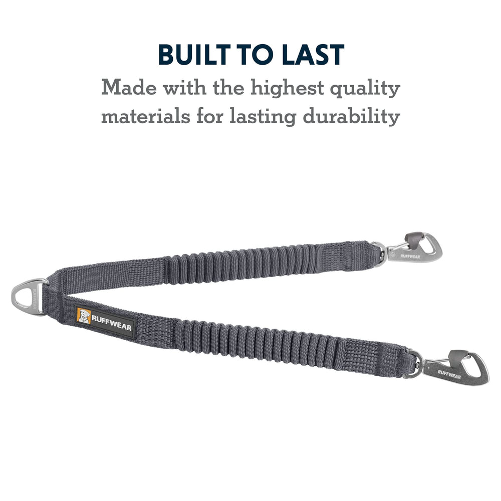 Ruffwear Double Track Coupler low-profile durable design stands up to trail use.