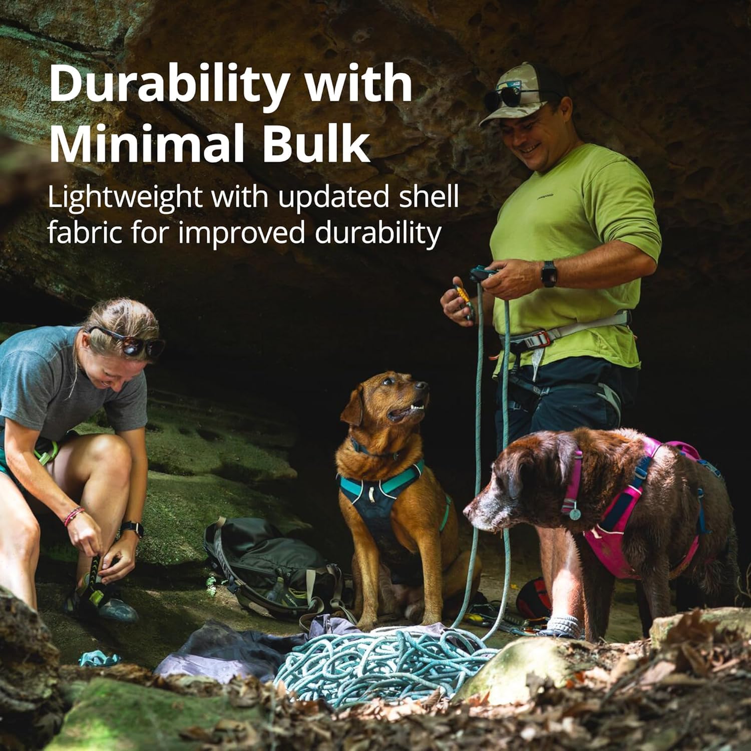 Ruffwear Flagline lift-handle detail for secure dog lifting