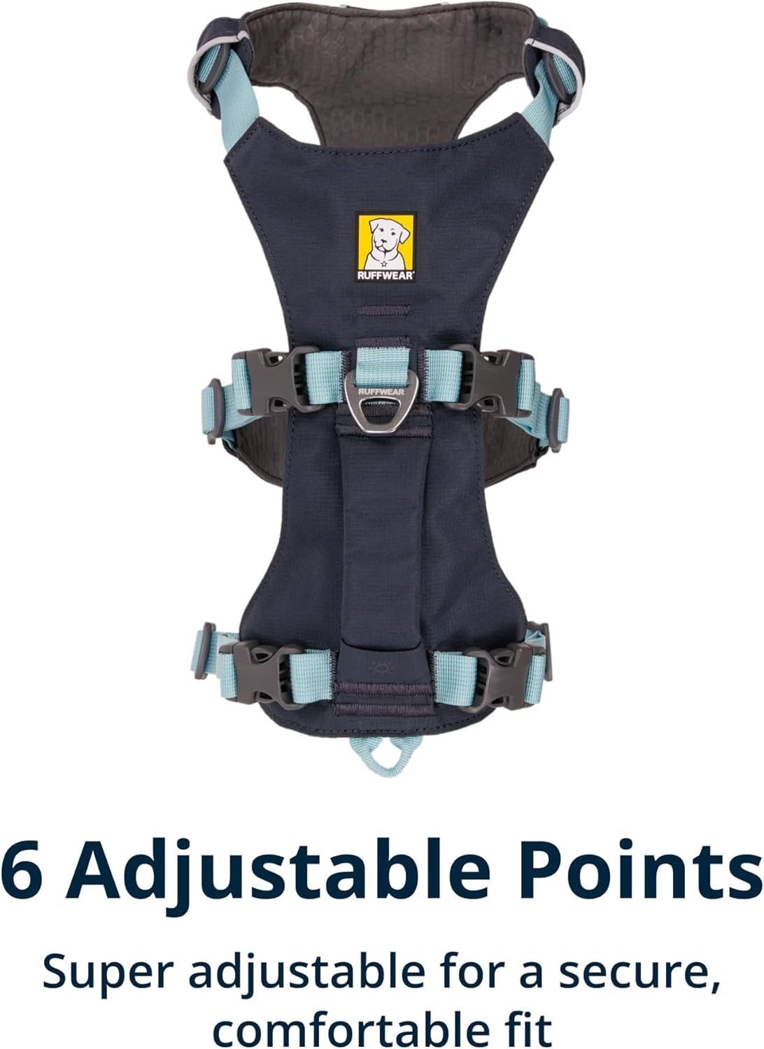 Ruffwear Flagline reflective trim keeps dogs visible