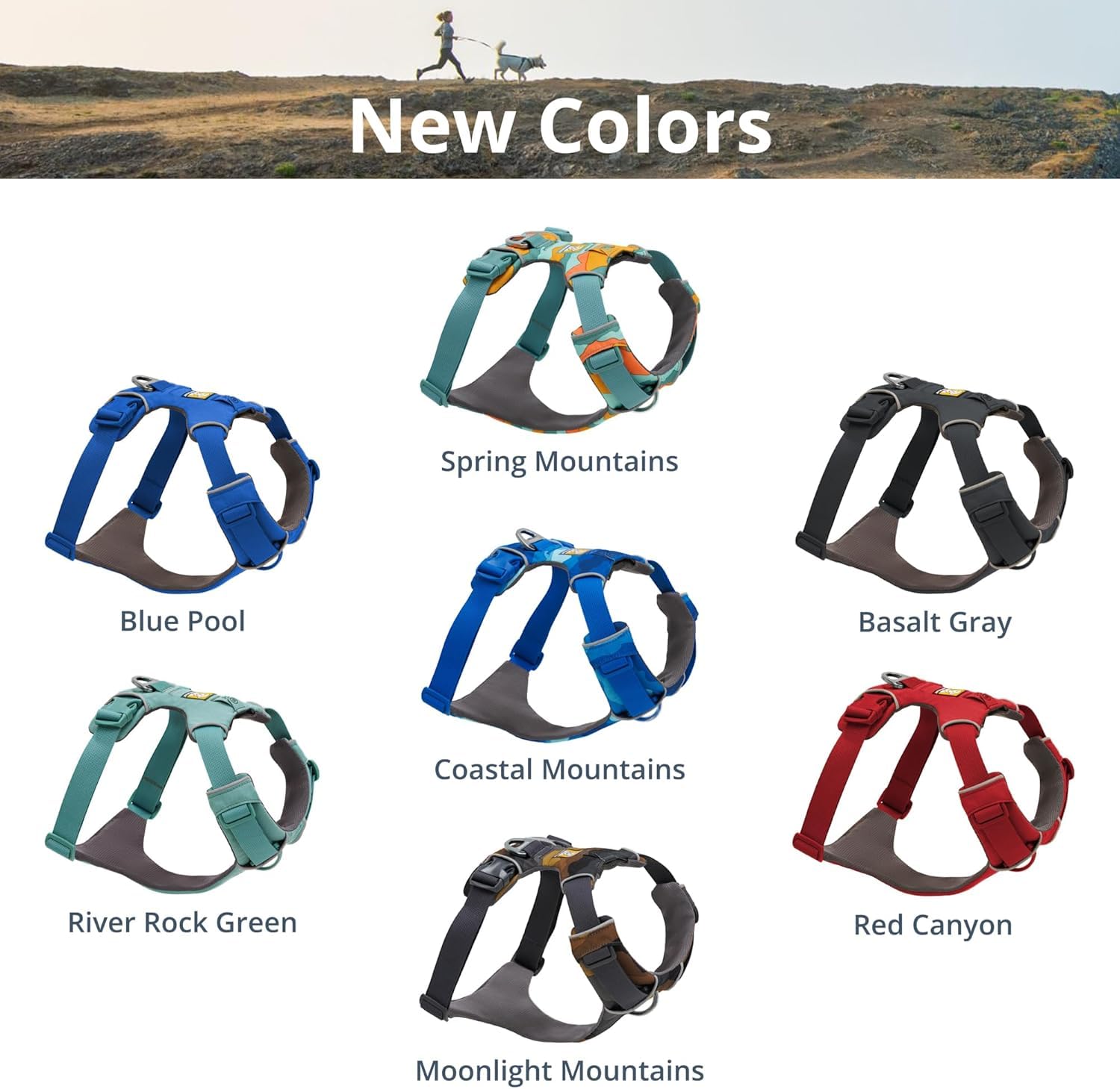 Ruffwear Front Range with reflective trim improves visibility in low light.