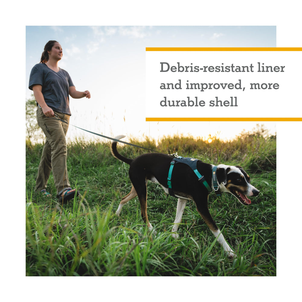 Ruffwear Hi & Light sizing guide image with fit tips