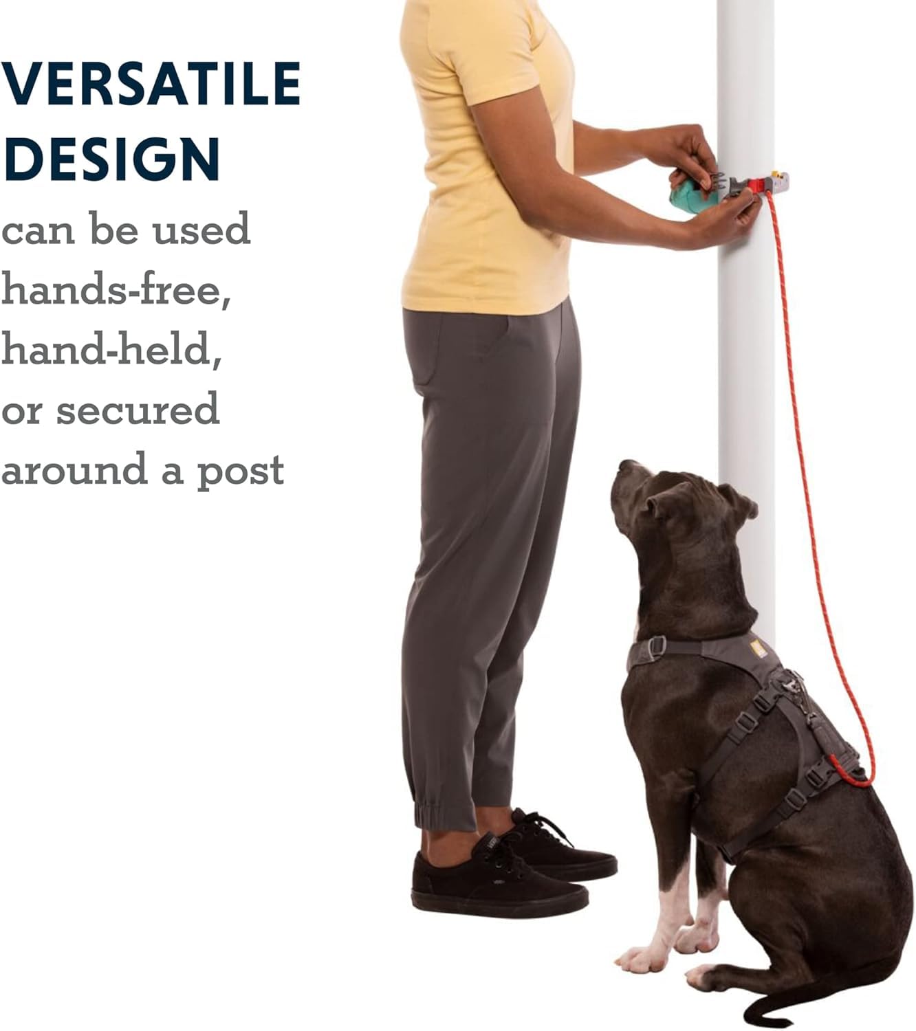 Ruffwear Hitch Hiker Crux Clip ready to secure to collar or harness