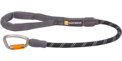 Ruffwear Knot-a-Long leash close up shows reflective rope for low light visibility.