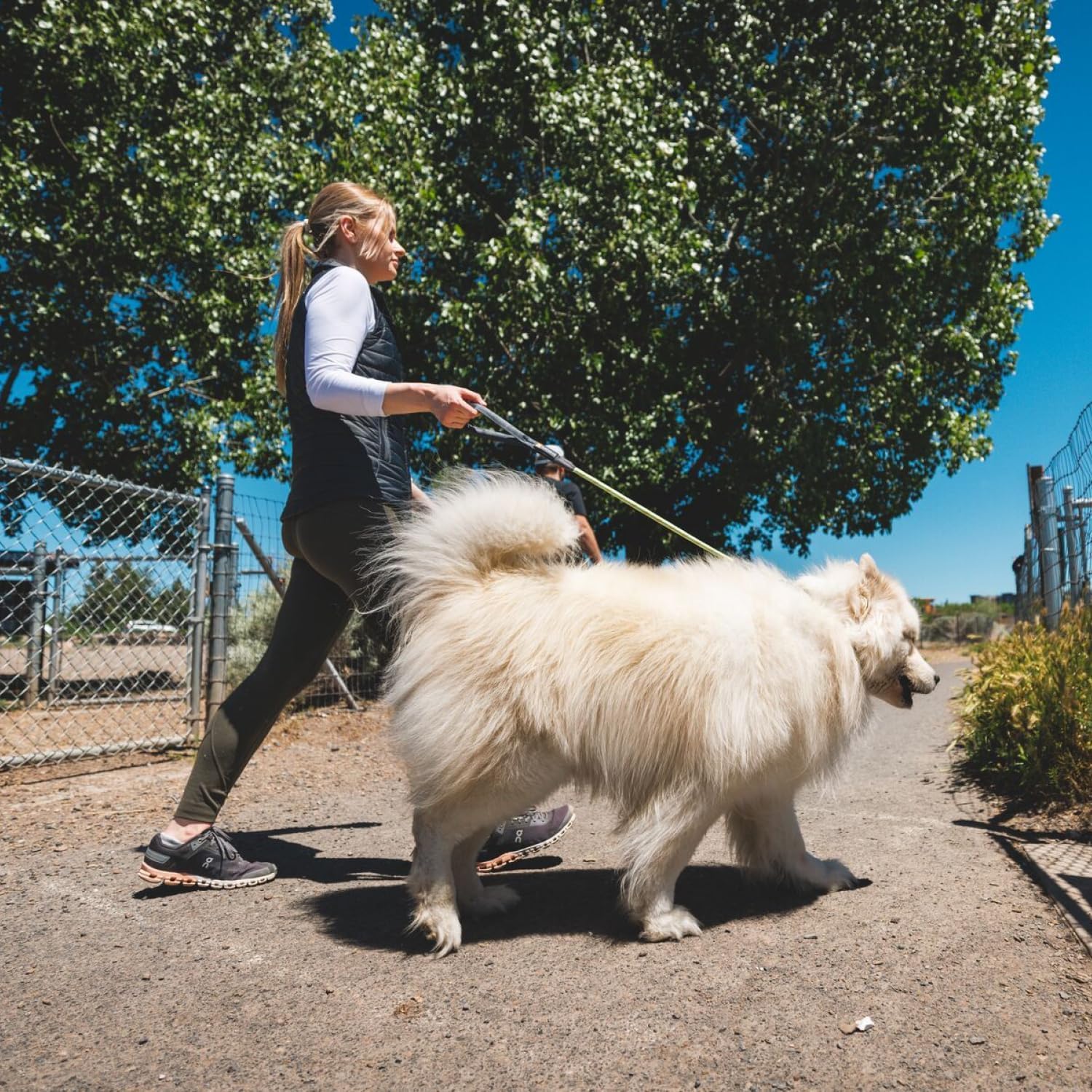 Ruffwear Knot-a-Long leash rope material uses repurposed yarns for sustainability.