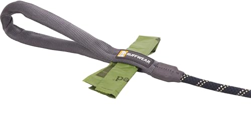 Ruffwear Knot-a-Long leash tubular handle provides comfortable grip during walks.