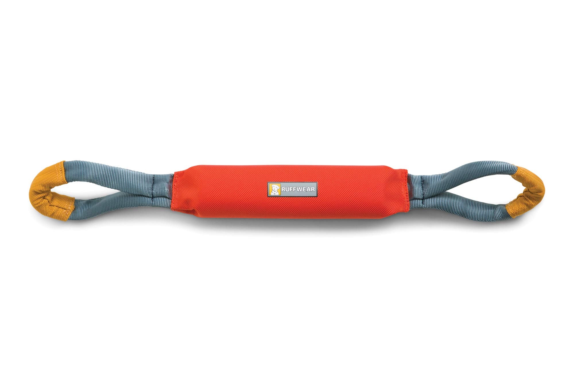 Ruffwear Pacific Loop shows two grab handles for safer, hands-free play.