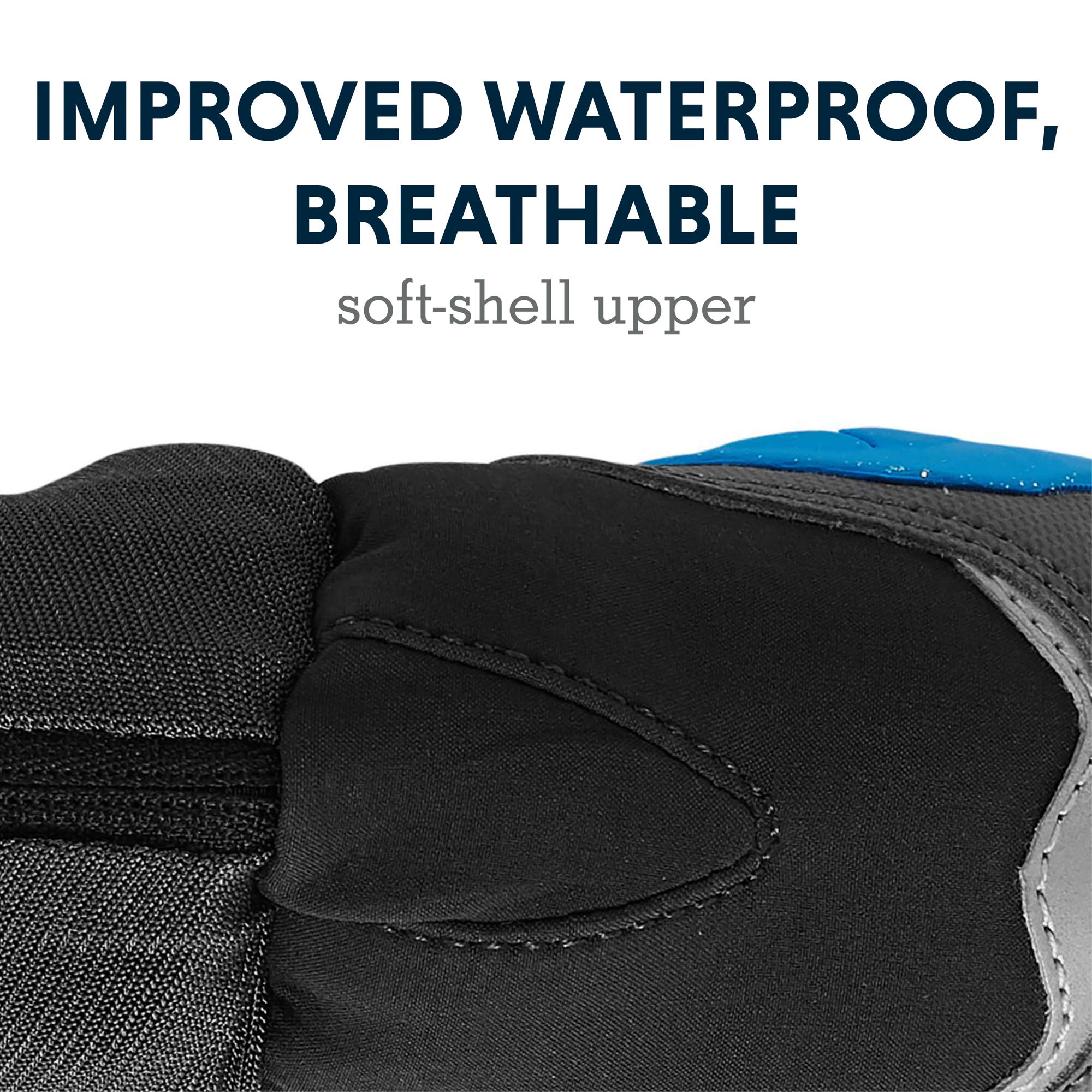 Ruffwear Polar Trex dog boots ergonomic design supports natural stride.