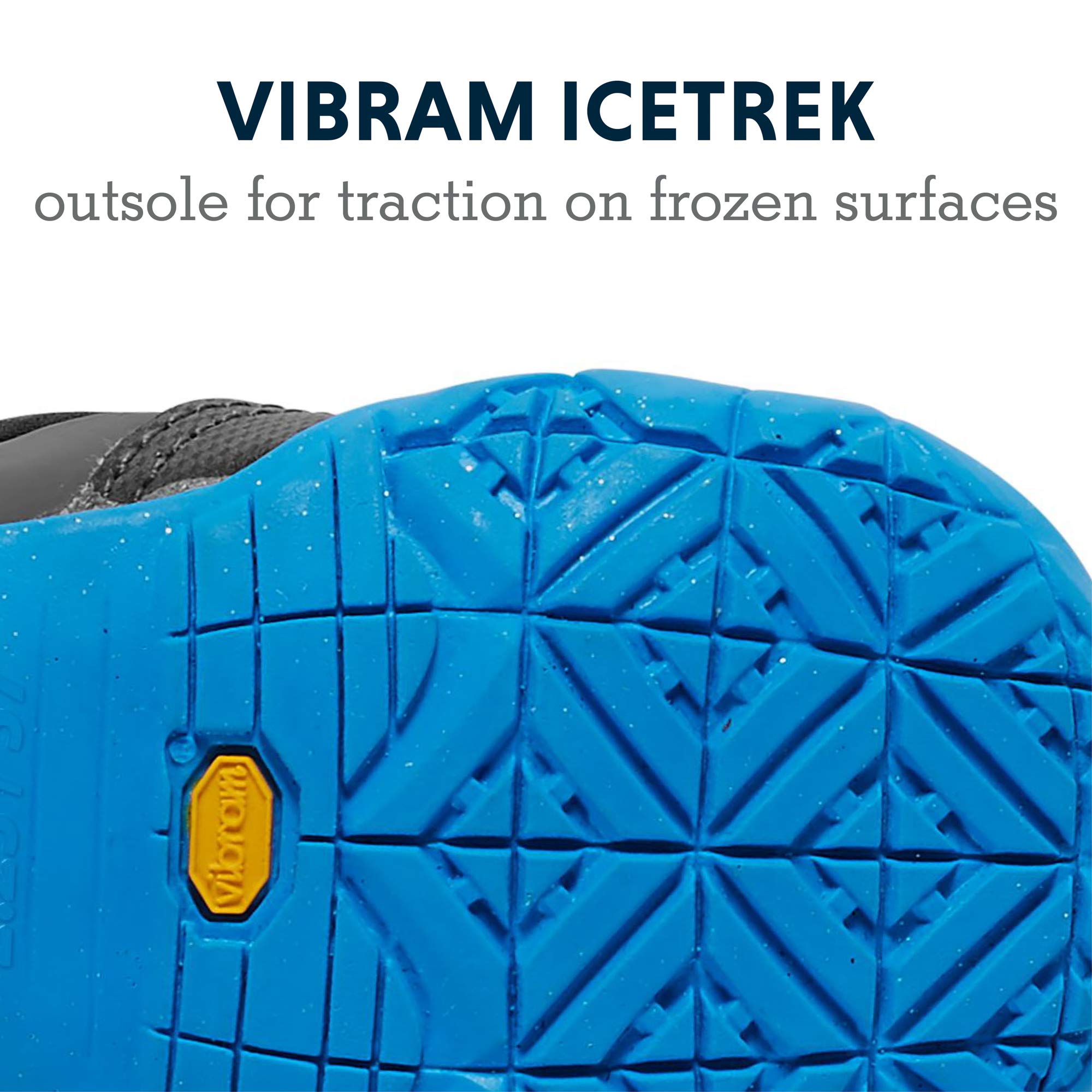 Ruffwear Polar Trex dog boots sold in pairs for flexible fit.