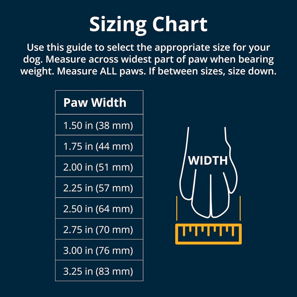 Ruffwear Polar Trex dog boots winter lug pattern enhances snow traction.