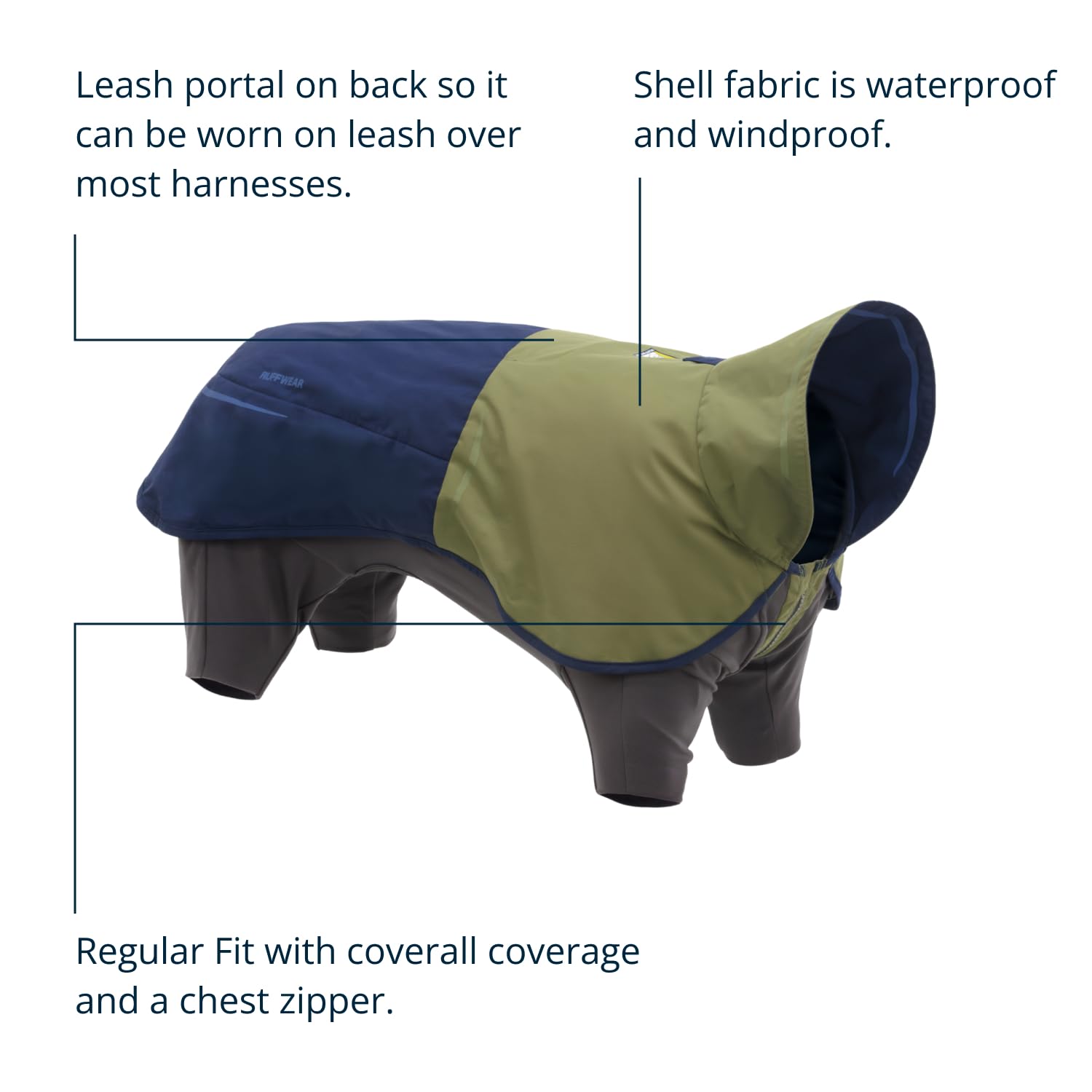 Ruffwear Sun Shower articulated sleeves allow natural movement on trails