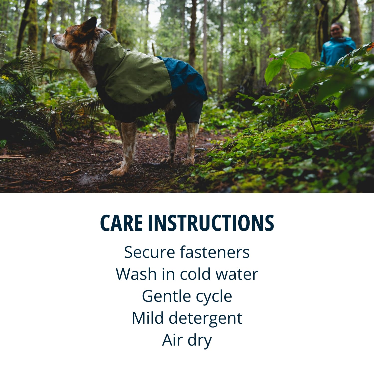 Ruffwear Sun Shower reflective accents boost visibility in low light