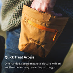 Ruffwear Treat Trader adjustable waist belt ensures secure, comfortable fit