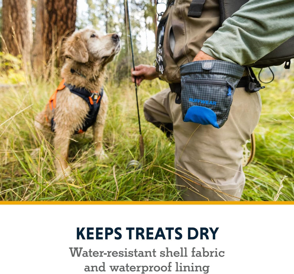 Ruffwear Treat Trader dog training on walks with hands-free convenience