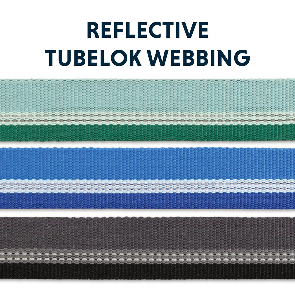 Ruffwear silent ID attachment illustrates jingling-free identification