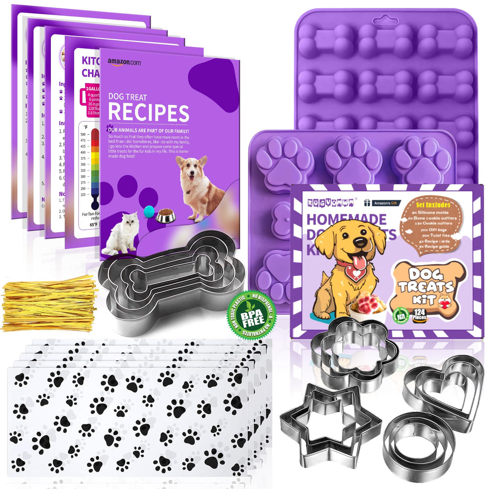 RUGVOMWM dog treat molds kit for easy homemade snacks
