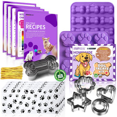 RUGVOMWM dog treat molds kit for easy homemade snacks