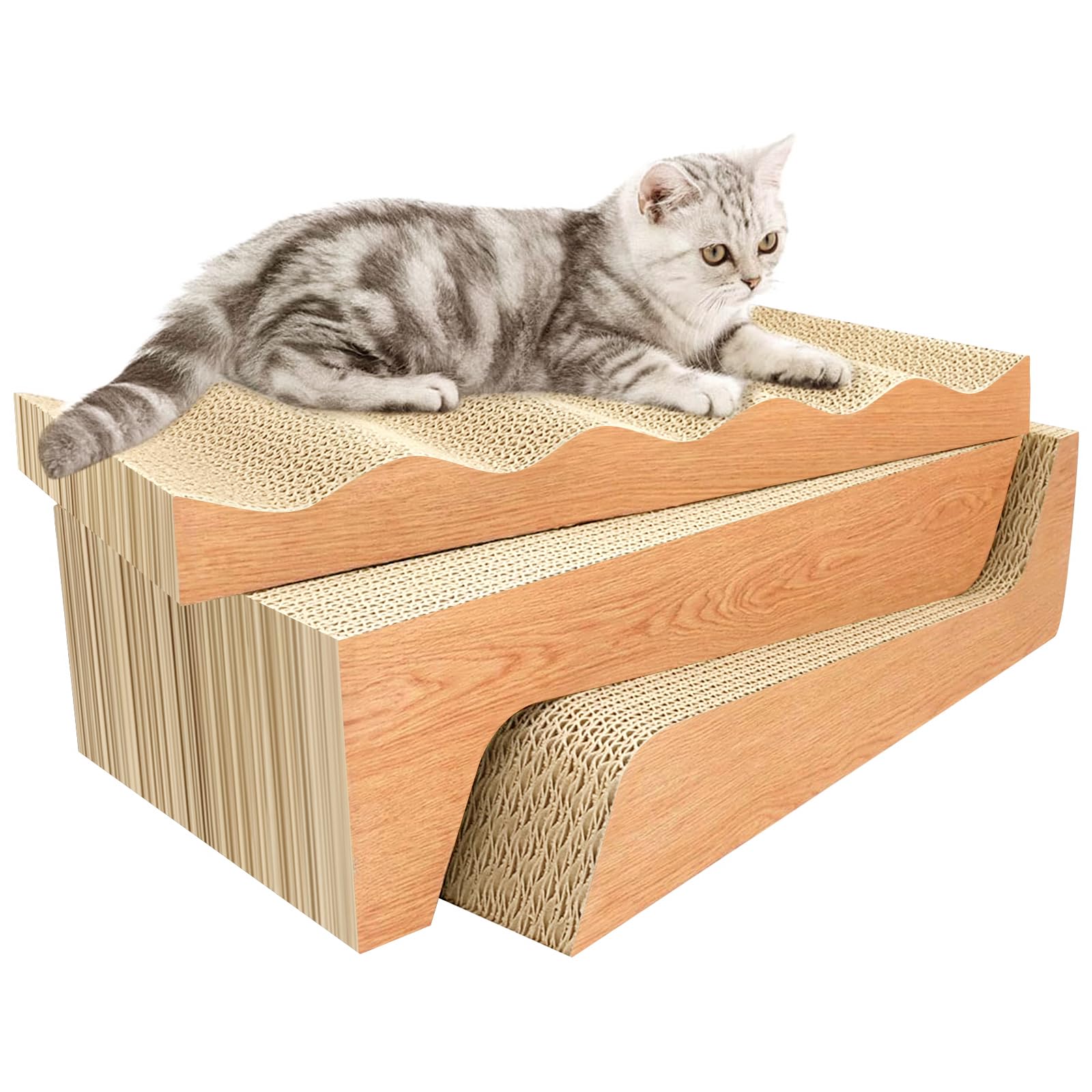 RUMUUKE cat scratch pad dual-sided surface for durable claw care and extended play