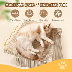 RUMUUKE cat scratch pad with furniture protection keeps sofas safe during play