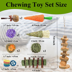 RUNANIA Lollipop Toy – colorful foraging enrichment during cage time.