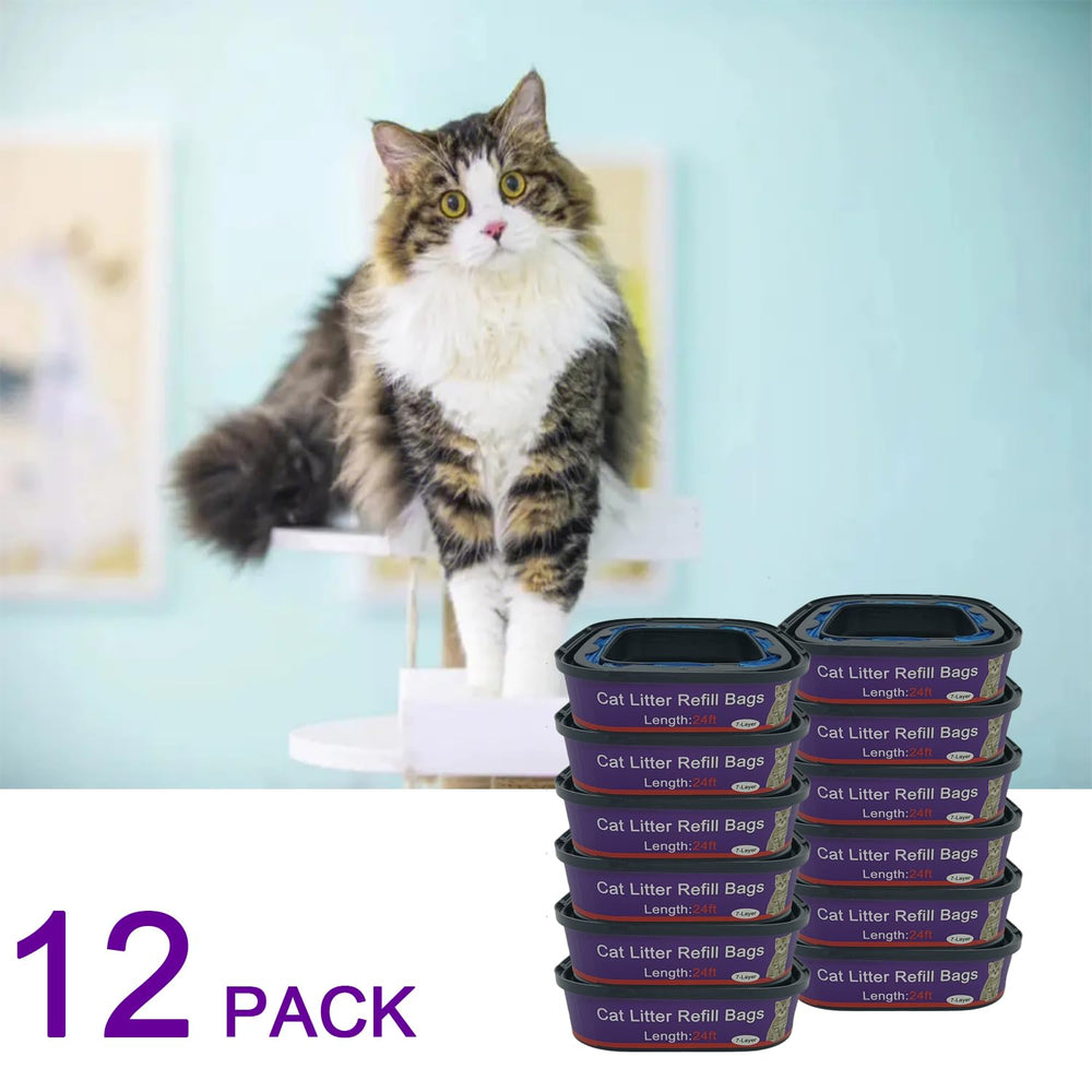 RUNDE refill cartridges stored in compact packaging for clutter-free storage