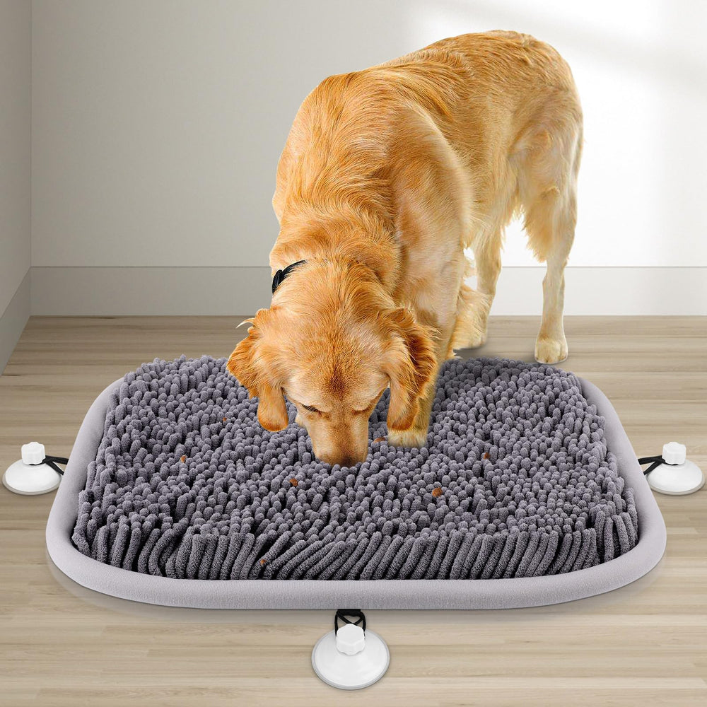 Rundik Snuffle Mat suitable for small to large dogs using scent puzzles.
