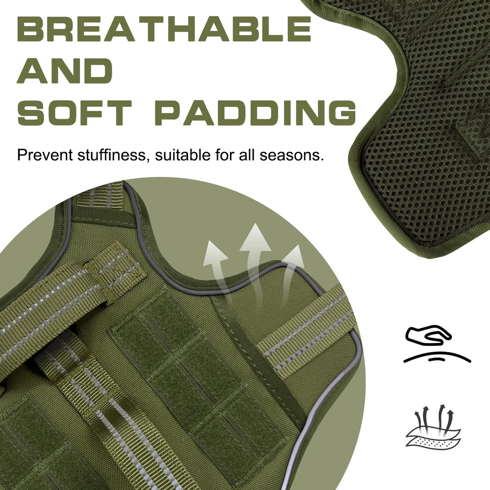 RunFido front-leash-ring-no-pull design supports training and control.