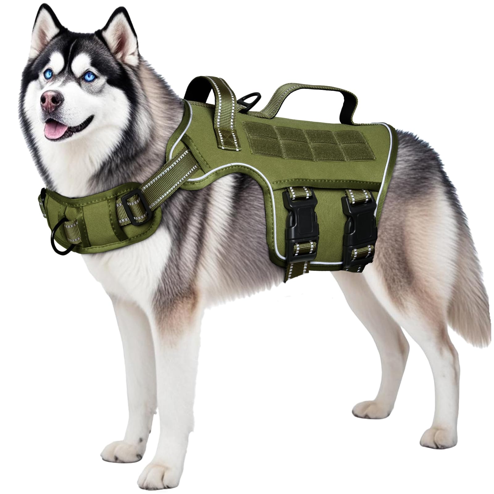 RunFido service-dog-vest-size-chart helps find the right size.