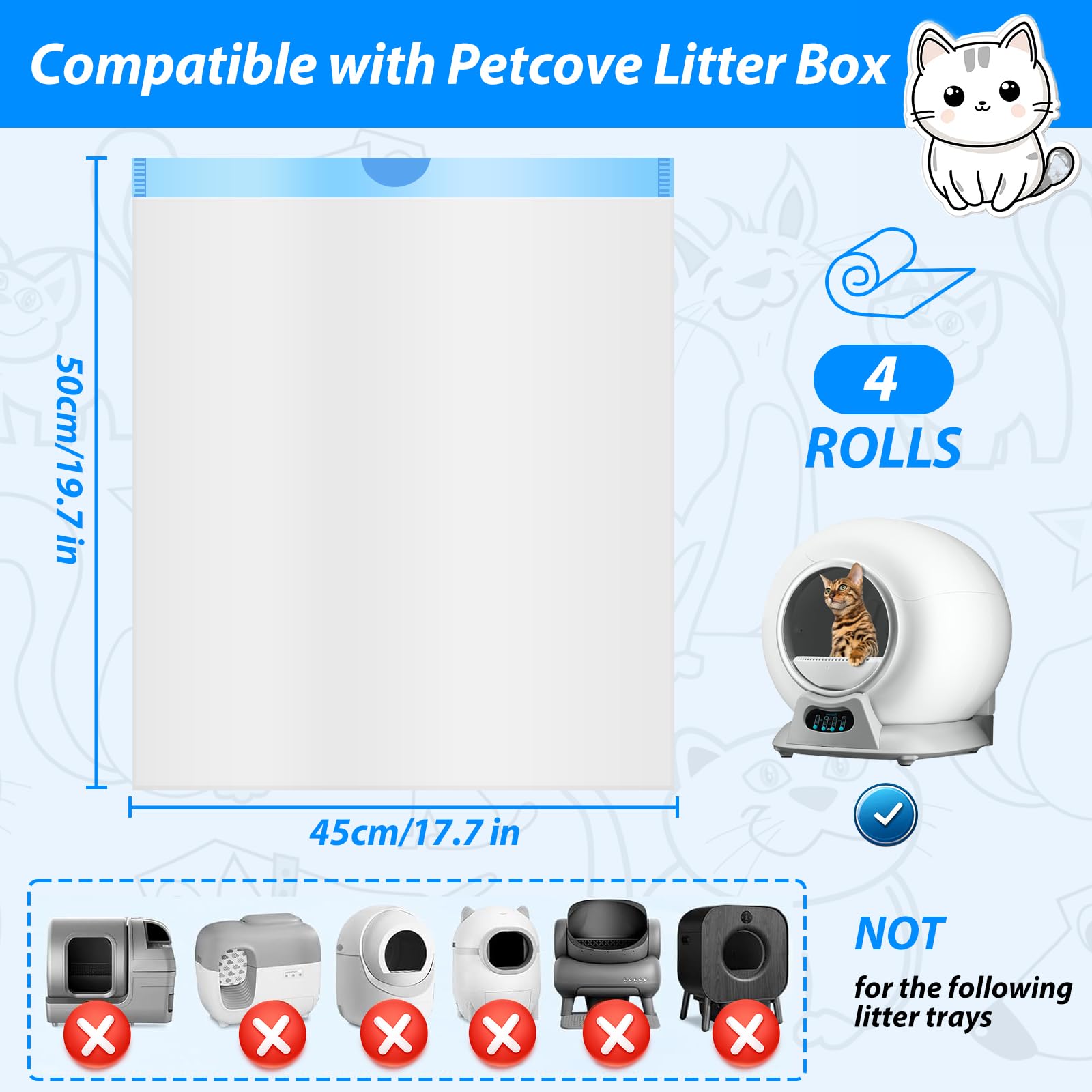 Runhike Petcove litter bags in use show secure waste containment.