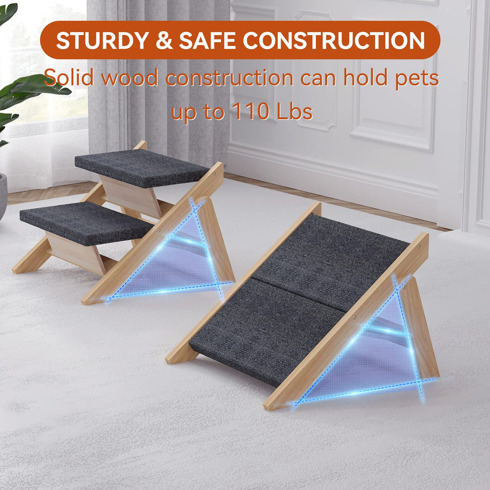 RunLexi stairs in use with portable design for quick room-to-room transfer