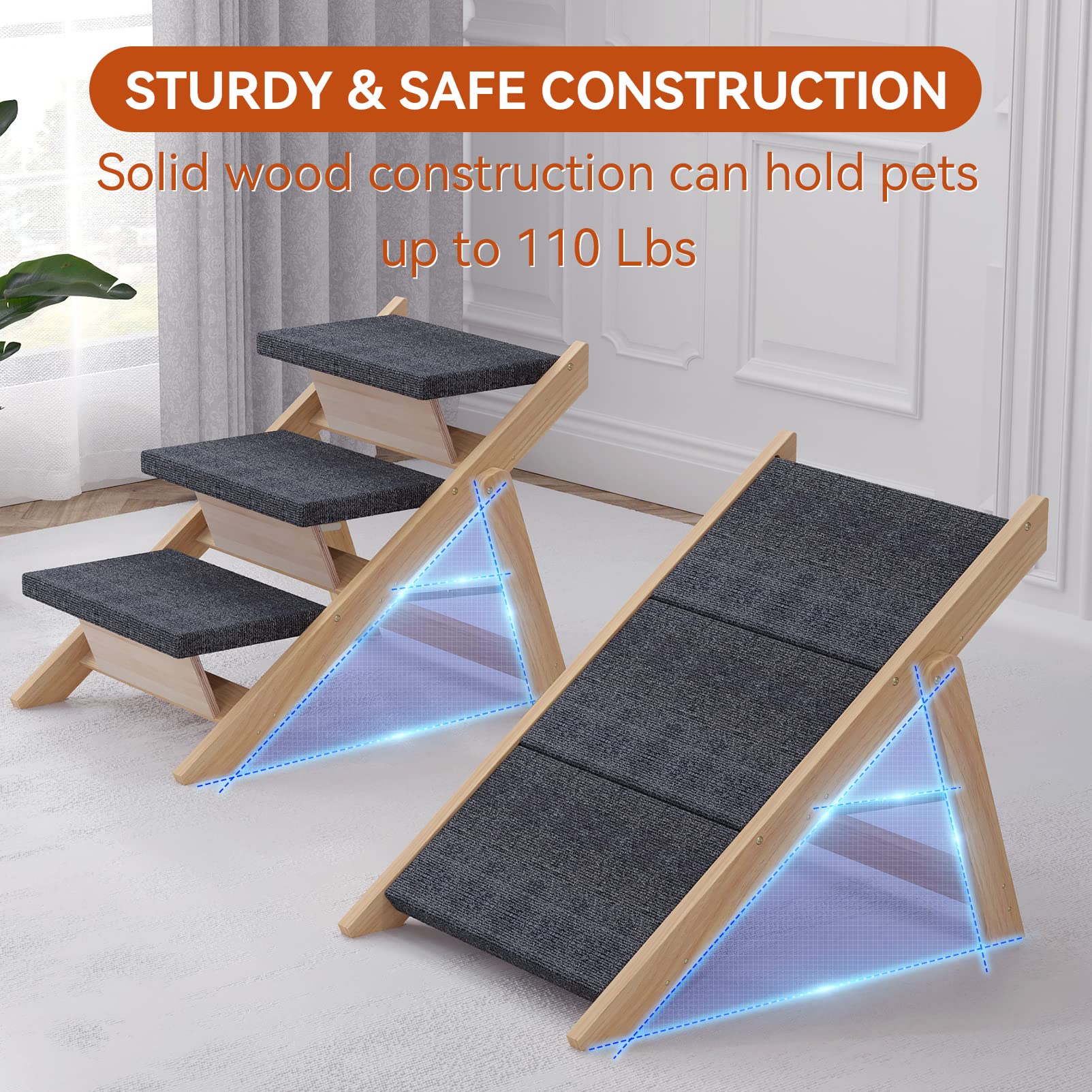 RunLexi soft-surface steps close-up cushioned grip improves comfort during climbs