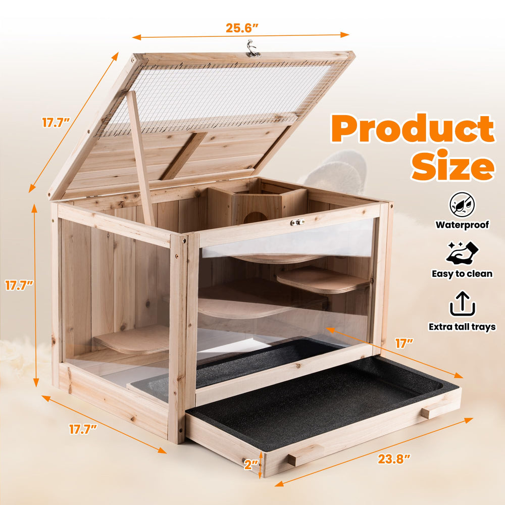 RUNSHED hamster cage modular design for flexible room layouts