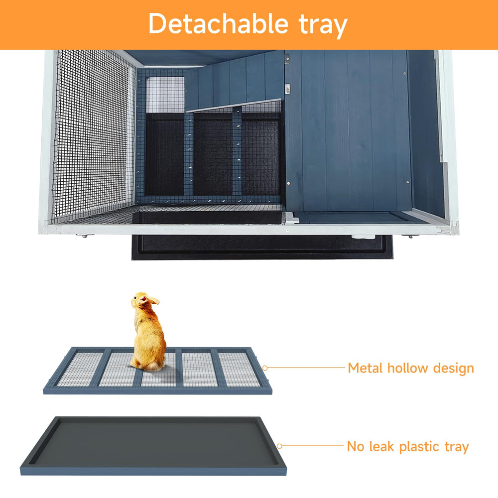 RUNSHED Two Floors hutch wheels demonstrate easy mobility and placement