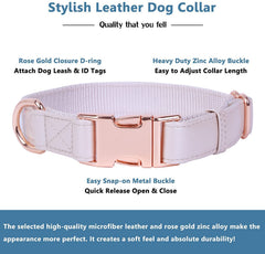 Runwing adjustable dog collar fits puppies to large dogs for growing comfort.