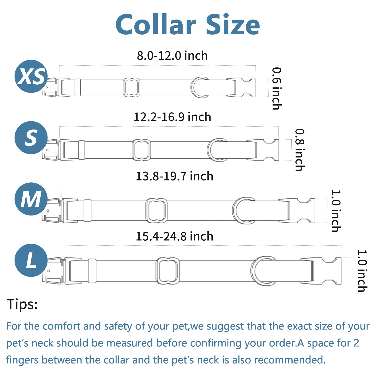 Runwing heavy-duty metal hardware on collar and leash for lasting durability
