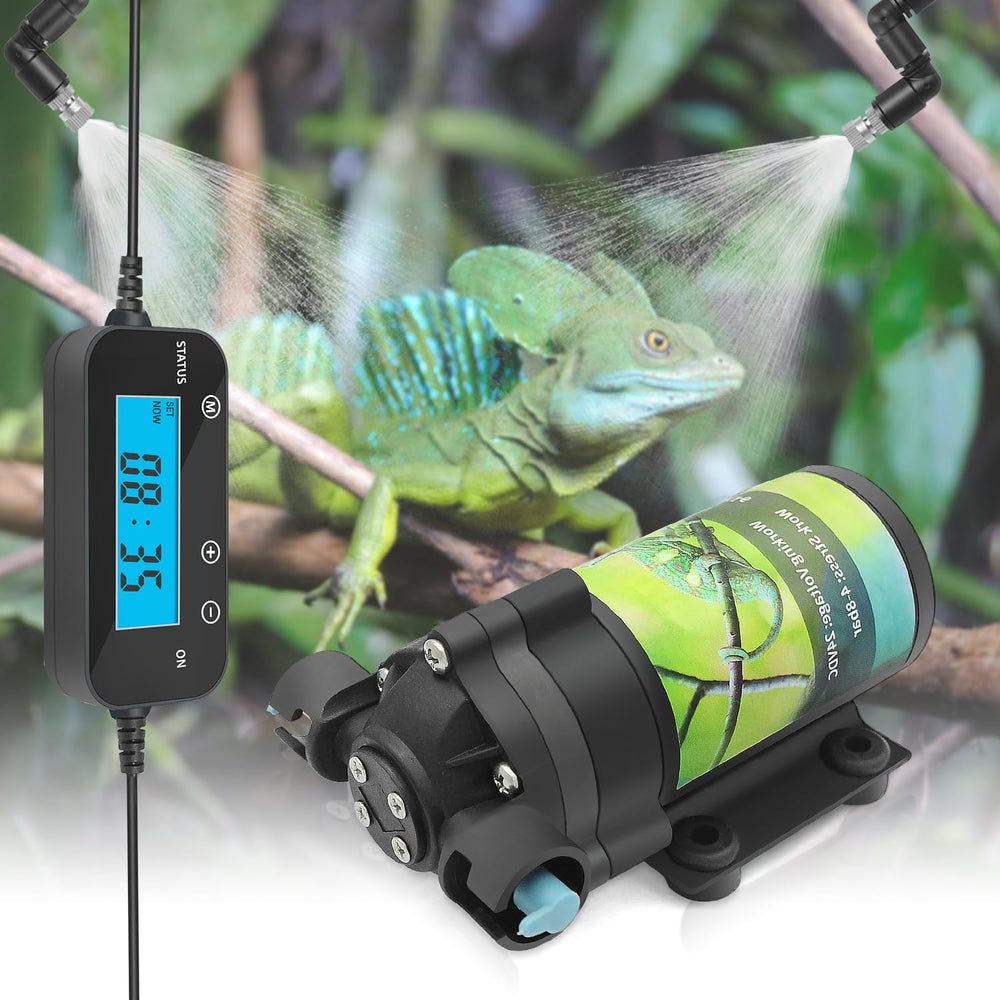 RUNWUSHENG reptile mister system front view for quick setup and reliable misting