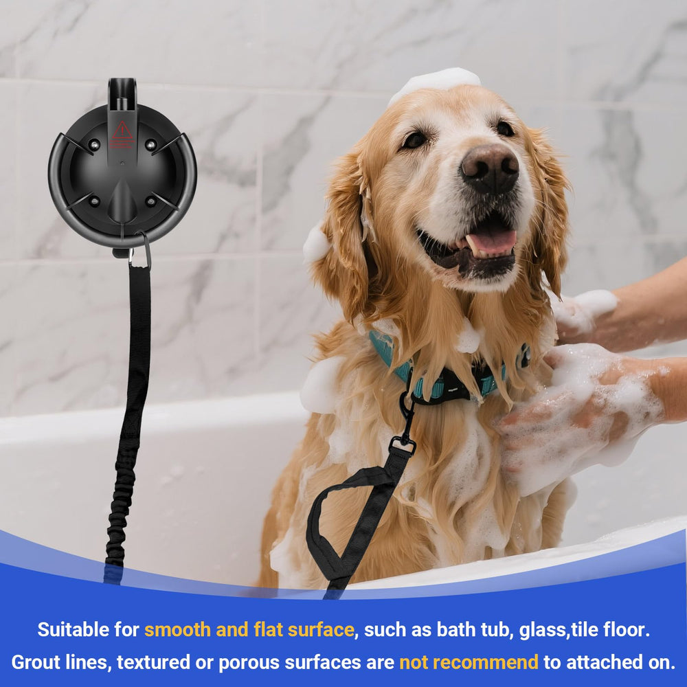 Ruppence suction cup 260 lbs capacity supports large dogs.
