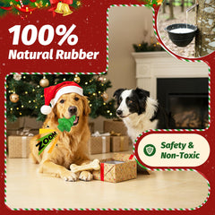 RUXAN dog toy squeaky action attracting eager chewers.