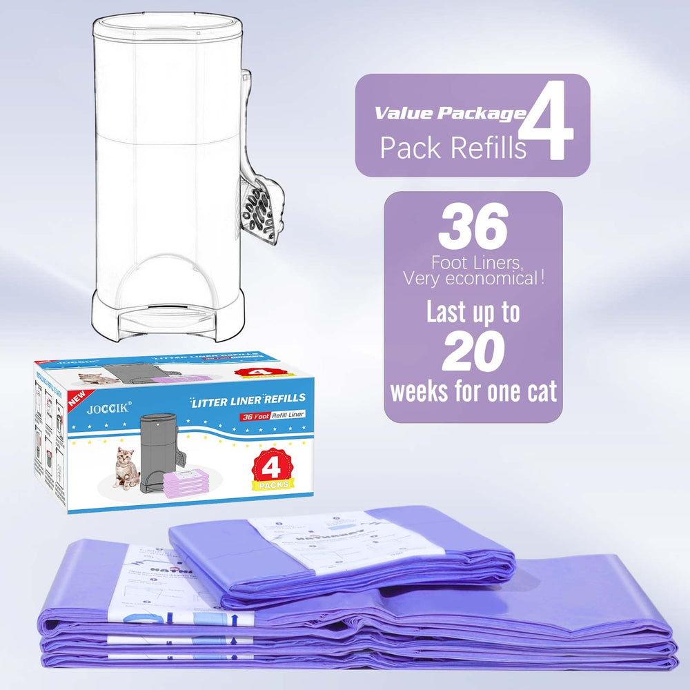 RUZAKO heavy-duty 25% thicker bags prevent tearing and messes.