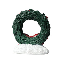 RVQIGYP Christmas wreath tank decoration red bow detail adds holiday charm.